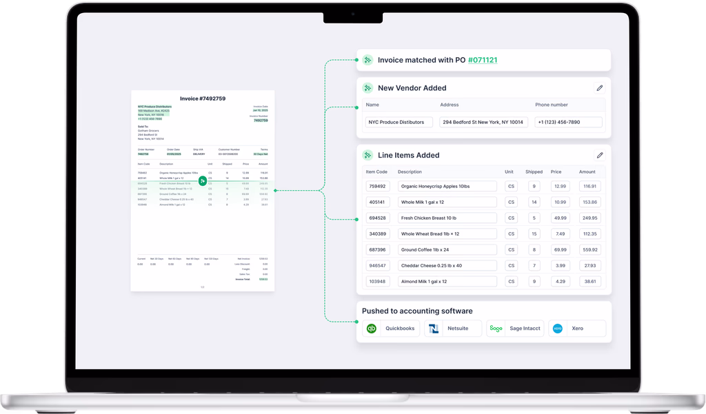 Vendora AI demand forecasting and auto-ordering dashboard